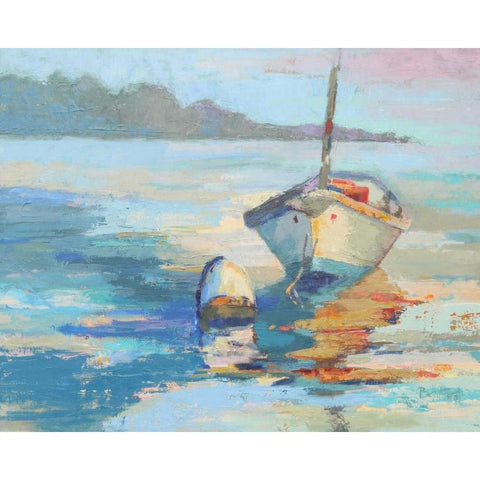 Monhegan Island Taxi Black Modern Wood Framed Art Print by Forst, Beth A.