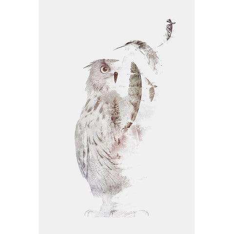 Fade Out Black Modern Wood Framed Art Print by Farkas, Robert
