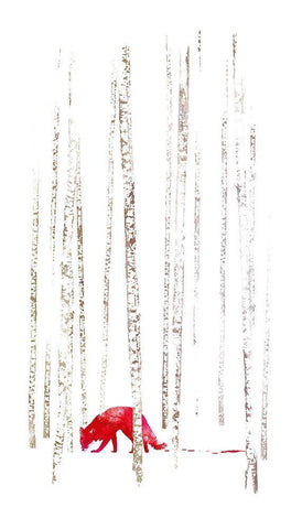 Thereaâ‚¬â„¢s Nowhere to Run White Modern Wood Framed Art Print with Double Matting by Farkas, Robert