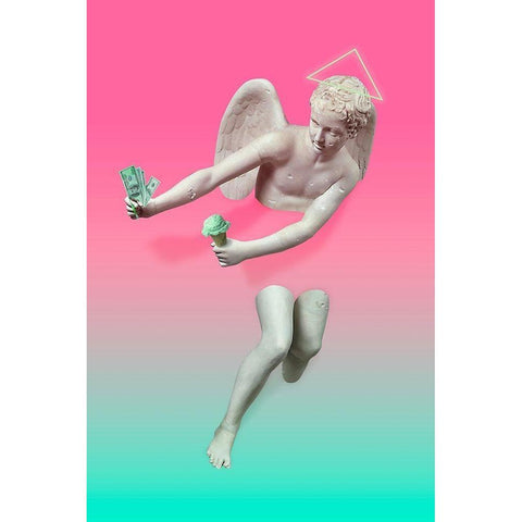 Money and Pistachio Gold Ornate Wood Framed Art Print with Double Matting by Farkas, Robert