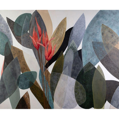 JardÃ­n Eterno 1 White Modern Wood Framed Art Print by Fedele, Daniela