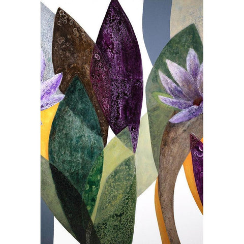 JardÃ­n Eterno 3 White Modern Wood Framed Art Print by Fedele, Daniela