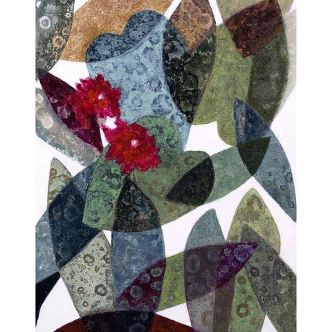 Lychnis White Modern Wood Framed Art Print by Fedele, Daniela