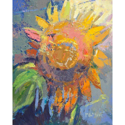 Alberta Black Modern Wood Framed Art Print with Double Matting by Forst, Beth A.