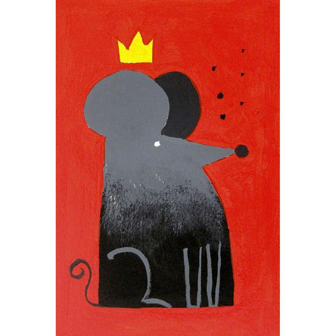 The Swiss King Black Modern Wood Framed Art Print by Filiuta, Robert