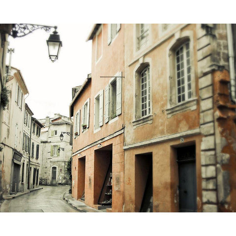 Three Lamps Gold Ornate Wood Framed Art Print with Double Matting by Grainne, Lupen