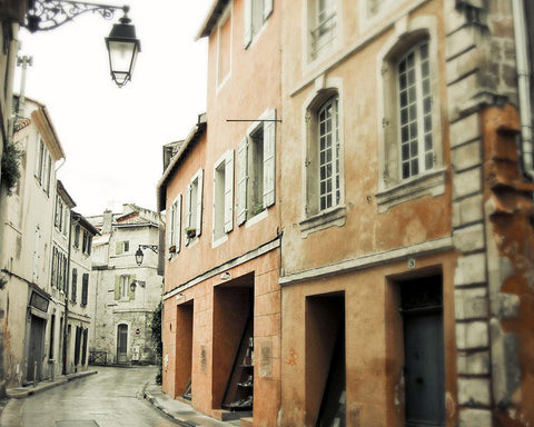 Three Lamps Black Ornate Wood Framed Art Print with Double Matting by Grainne, Lupen