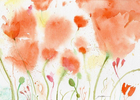 California Dreaming White Modern Wood Framed Art Print with Double Matting by Golden, Sheila