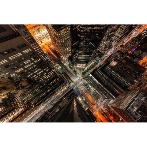 Grand Central New York White Modern Wood Framed Art Print by Getty, Bruce