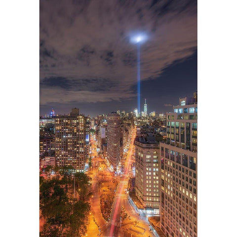 Rooftop Break Black Modern Wood Framed Art Print with Double Matting by Getty, Bruce