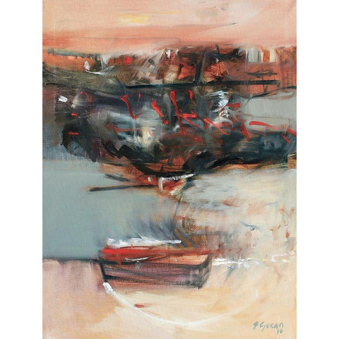 Voyage No. 1 Gold Ornate Wood Framed Art Print with Double Matting by Gocan, Simona