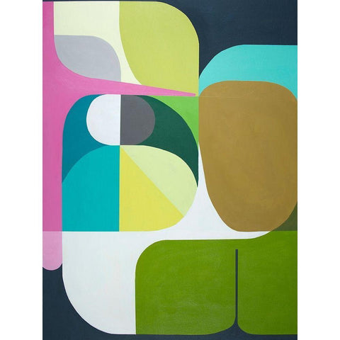 Journey Black Modern Wood Framed Art Print by Griese, Marion