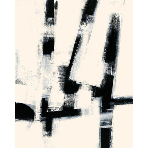 In The Shadows White Modern Wood Framed Art Print by Greenberg, Ilana