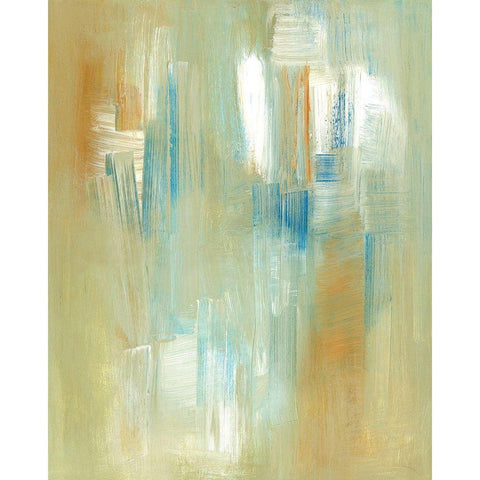 Swept Away Black Modern Wood Framed Art Print by Greenberg, Ilana