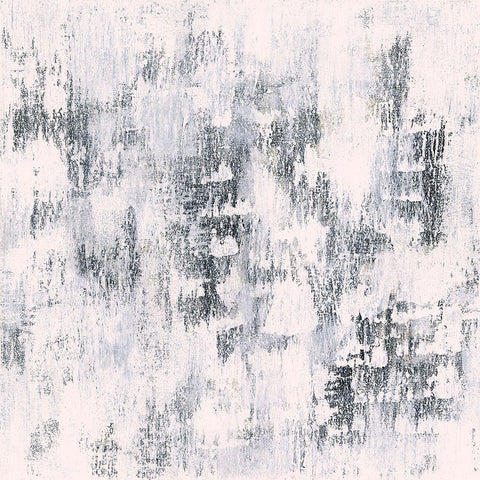 Tranquility White Modern Wood Framed Art Print with Double Matting by Greenberg, Ilana