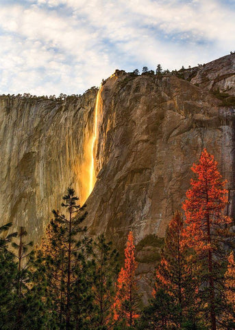 The Lost Fire White Modern Wood Framed Art Print with Double Matting by Gordon, Dave