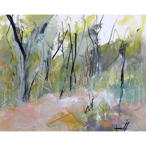 Melaleuca Clearing, Loftus Black Modern Wood Framed Art Print with Double Matting by Gordon, Ann