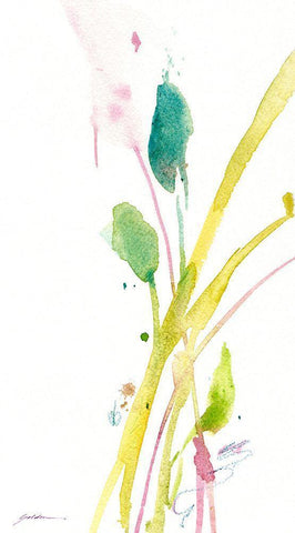 Promise of Spring Black Ornate Wood Framed Art Print with Double Matting by Golden, Sheila