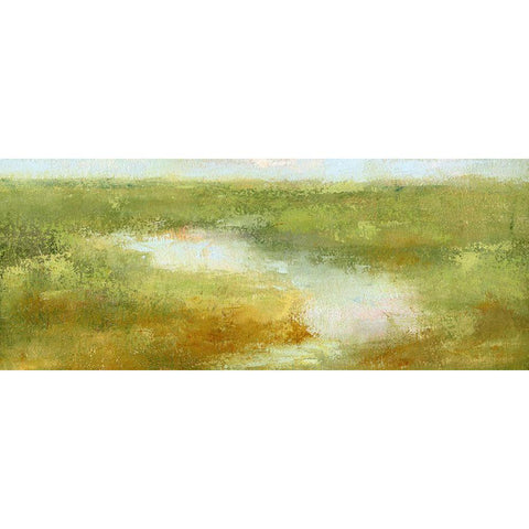 Cape Cod Marshes Black Modern Wood Framed Art Print by Gould, Laura Graham