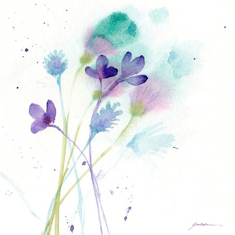 Quiet Before The Storm Black Ornate Wood Framed Art Print with Double Matting by Golden, Sheila