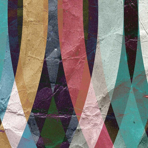Geometric Design 4 Black Modern Wood Framed Art Print by GraphINC Studio