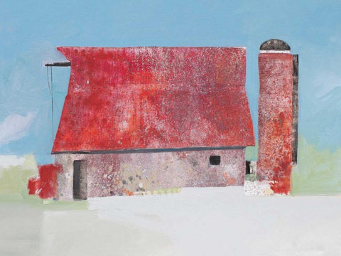 Barn No. 36 Black Ornate Wood Framed Art Print with Double Matting by Grant, Anthony