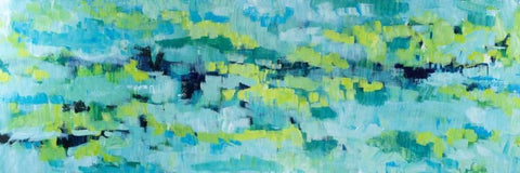 Except When Soft Rains White Modern Wood Framed Art Print with Double Matting by Gonda, Tamara