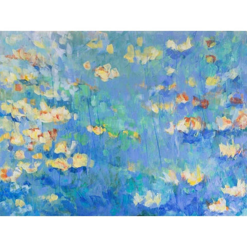 Shenandoah White Modern Wood Framed Art Print by Gonda, Tamara