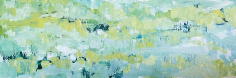 Except in Spring White Modern Wood Framed Art Print with Double Matting by Gonda, Tamara