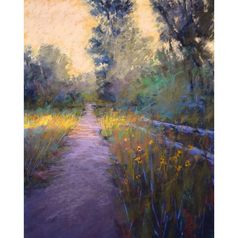 Its the Glow White Modern Wood Framed Art Print by Gos, Alejandra