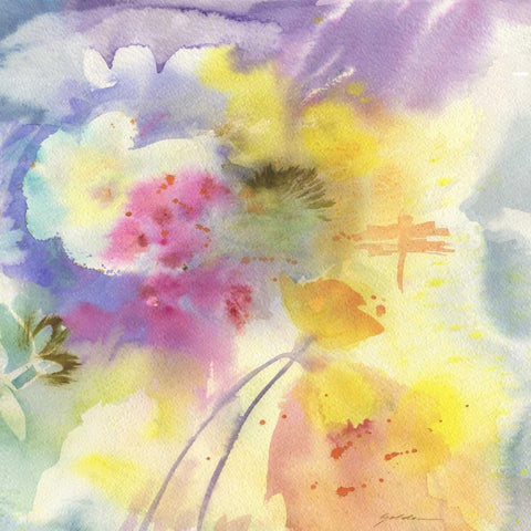 Dragonfly White Modern Wood Framed Art Print by Golden, Sheila