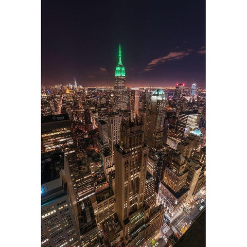 St. Patrickaâ‚¬â„¢s Day White Modern Wood Framed Art Print by Getty, Bruce