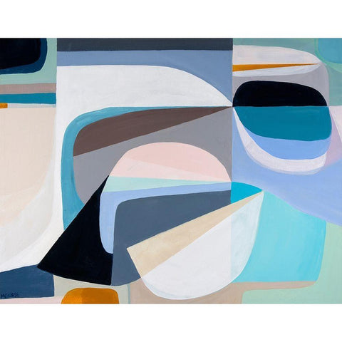 Drift Black Modern Wood Framed Art Print by Griese, Marion