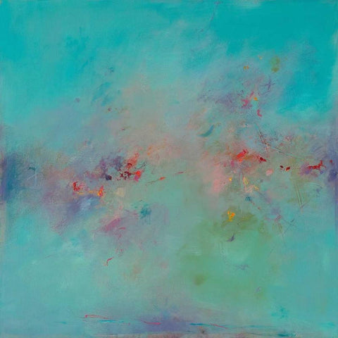 Untitled Abstract No. 3 Black Modern Wood Framed Art Print by Handelman, Ed