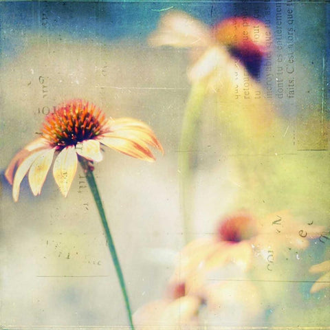 Courage Is Fear That Has Said Its Prayers White Modern Wood Framed Art Print by Hanna, Dawn D.