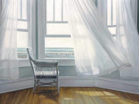 Waiting to Fly White Modern Wood Framed Art Print with Double Matting by Hollingsworth, Karen