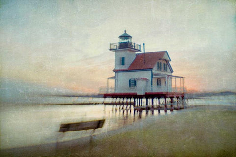 Giving Light Black Ornate Wood Framed Art Print with Double Matting by Hanna, Dawn D.