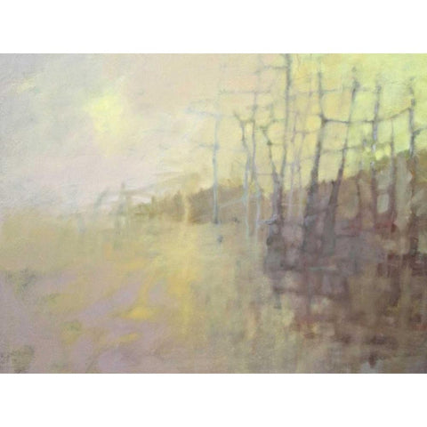 SunÃ¢â‚¬â„¢s Warmth Black Modern Wood Framed Art Print by Hassler, Pam