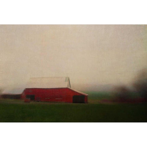 Middleburg Black Modern Wood Framed Art Print with Double Matting by Hanna, Dawn D.