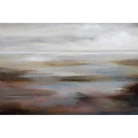 Serene Image Black Modern Wood Framed Art Print with Double Matting by Hale, Karen