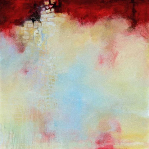 Ascending White Modern Wood Framed Art Print with Double Matting by Hale, Karen