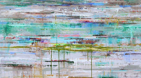 Miami Reflection White Modern Wood Framed Art Print with Double Matting by Herckenrath, Ingeborg