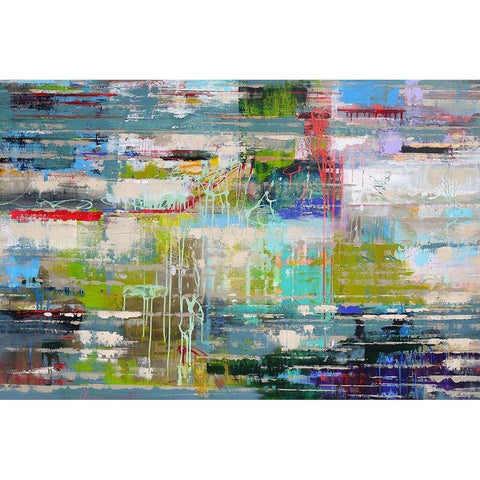 Thoughts White Modern Wood Framed Art Print by Herckenrath, Ingeborg