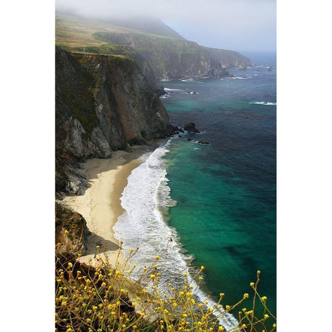 Big Sur Coast Black Modern Wood Framed Art Print by Hiers, Winthrope