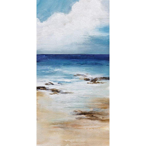 Salt Air Black Modern Wood Framed Art Print by Hale, Karen