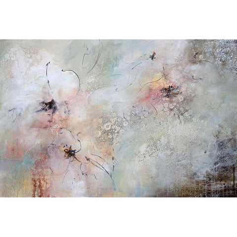 Through The Haze Black Modern Wood Framed Art Print with Double Matting by Hale, Karen