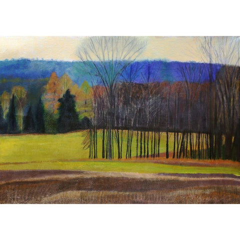 Charlevoix County Black Modern Wood Framed Art Print with Double Matting by Hendrick, Cathe