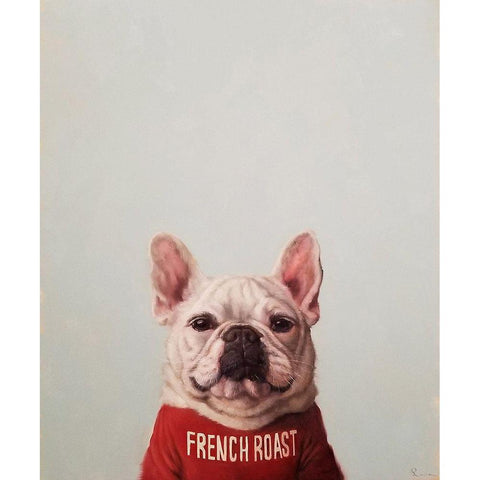 French Roast White Modern Wood Framed Art Print by Heffernan, Lucia