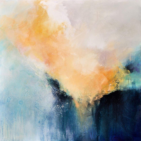 A Moment Suspended Black Modern Wood Framed Art Print by Hale, Karen