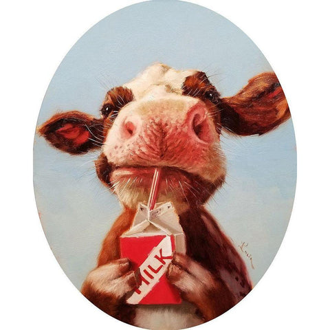 Quality Control White Modern Wood Framed Art Print by Heffernan, Lucia